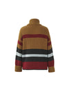 Colorblock Turtleneck Pullover