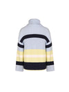 Colorblock Turtleneck Pullover