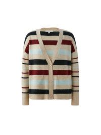 Stripe Grandpa Cardigan