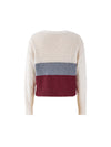 Colorblock V-Neck Pullover