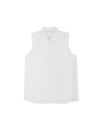 Sleeveless Linen Top