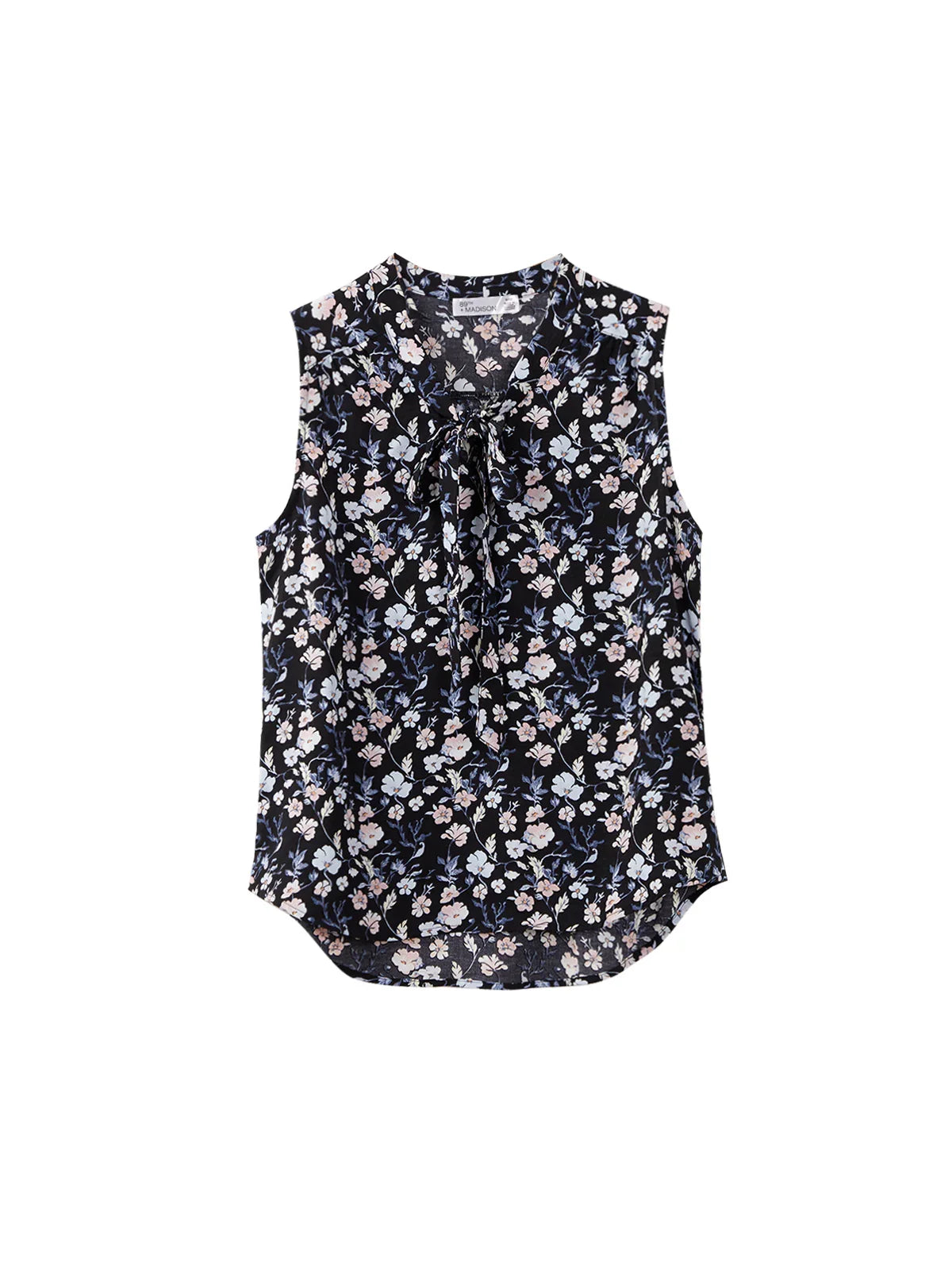 V-Neck Sleeveless Tie Top