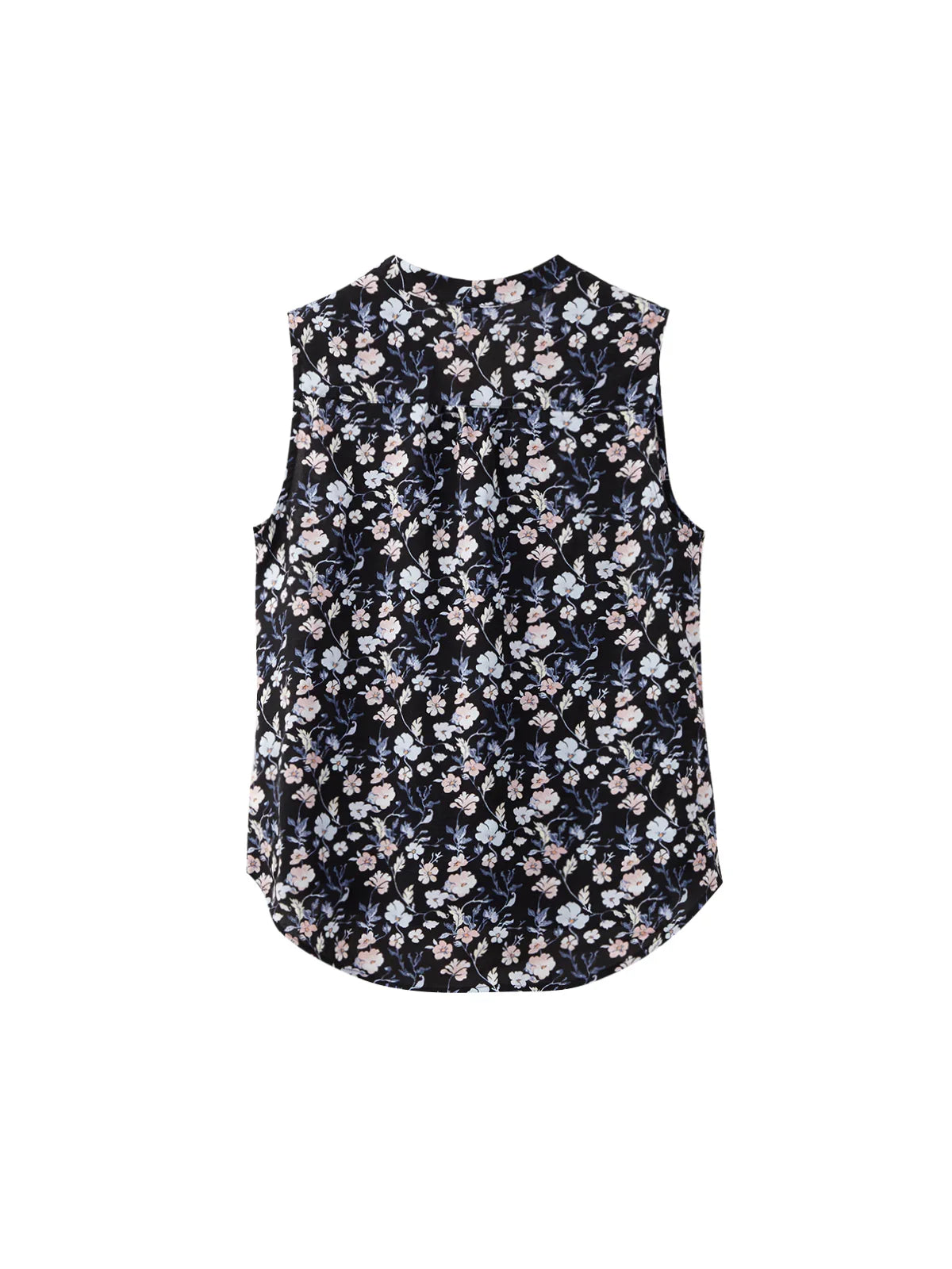 V-Neck Sleeveless Tie Top