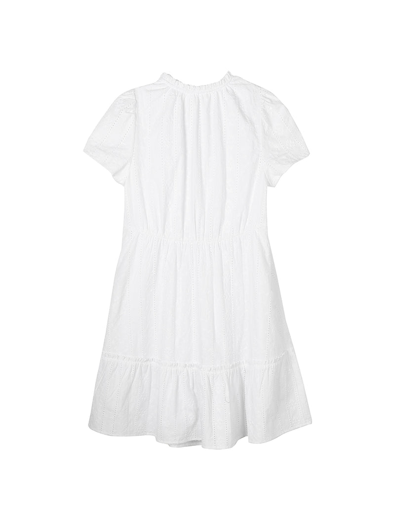 Ruffle Button Front Dress