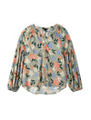 Floral Peasant Blouse