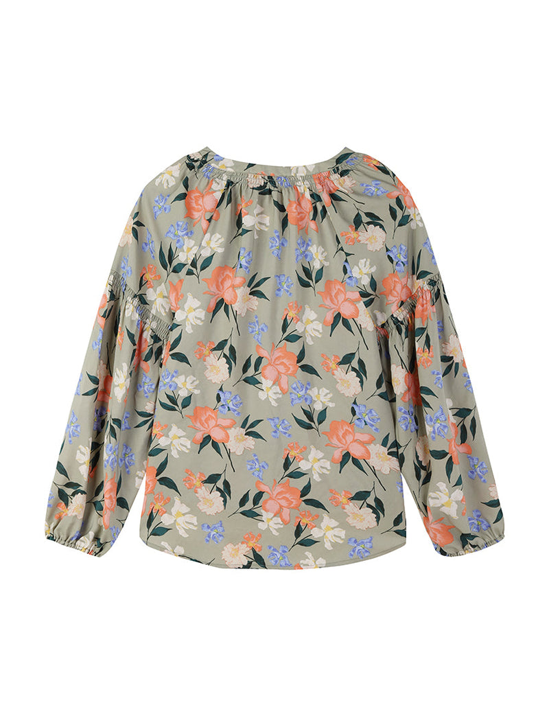 Floral Peasant Blouse