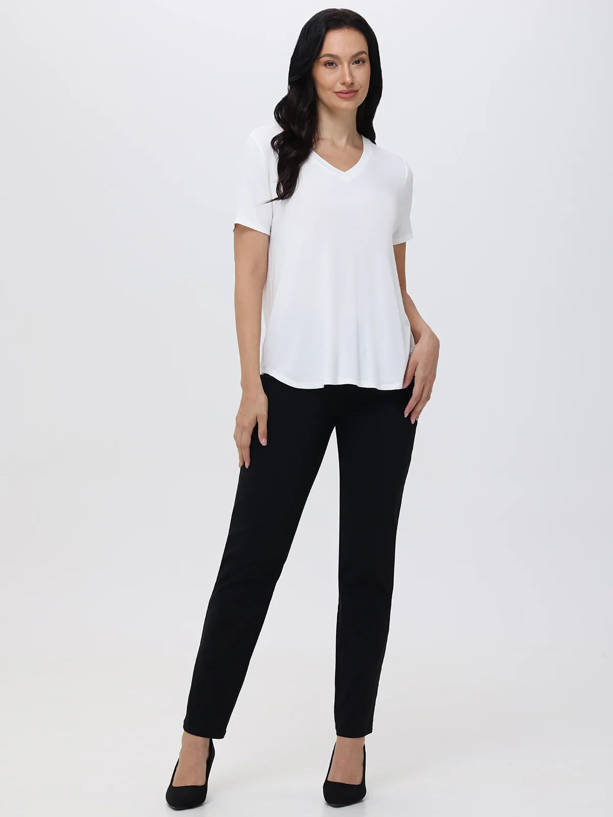 Ultra Stretch Straight Leg Pull-On Pants
