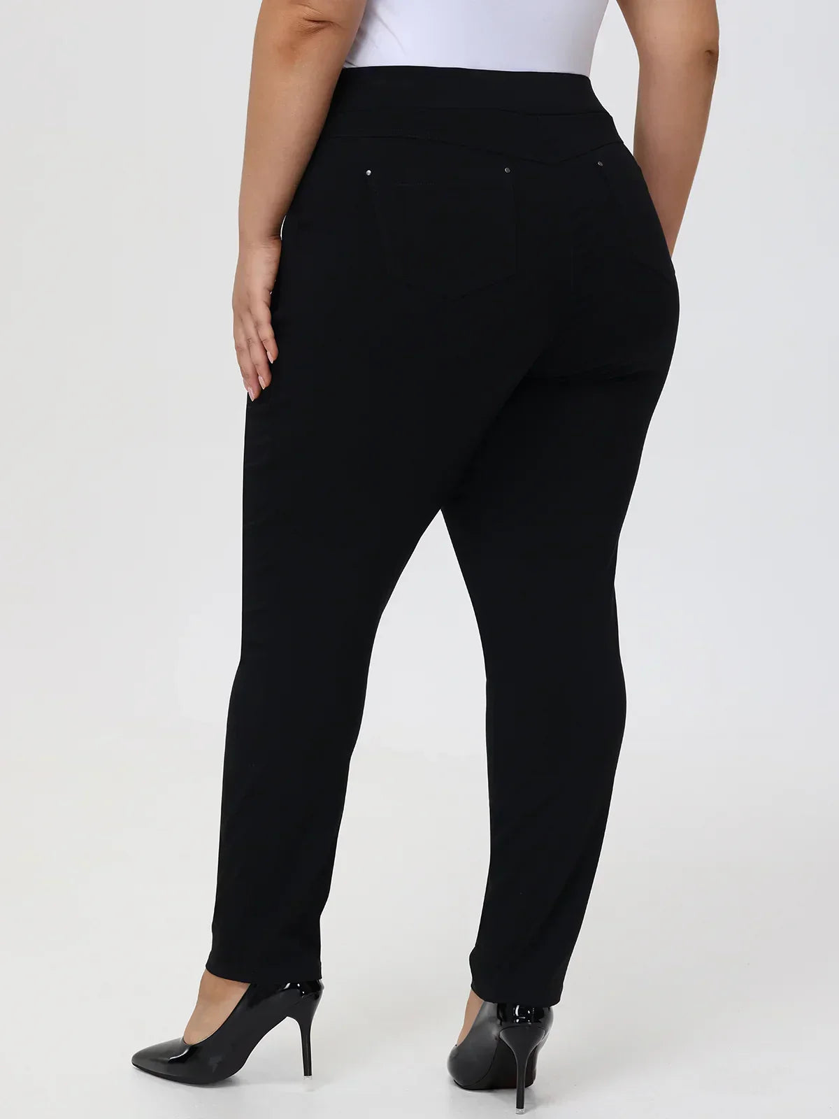 Plus Ultra Stretch Straight Leg Pull-On Pants