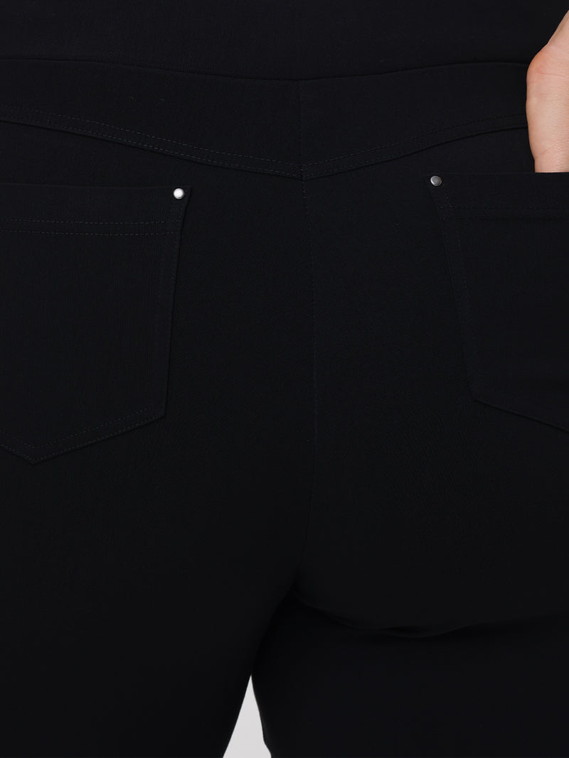 Plus Millennium Pull-On Little Black Pants