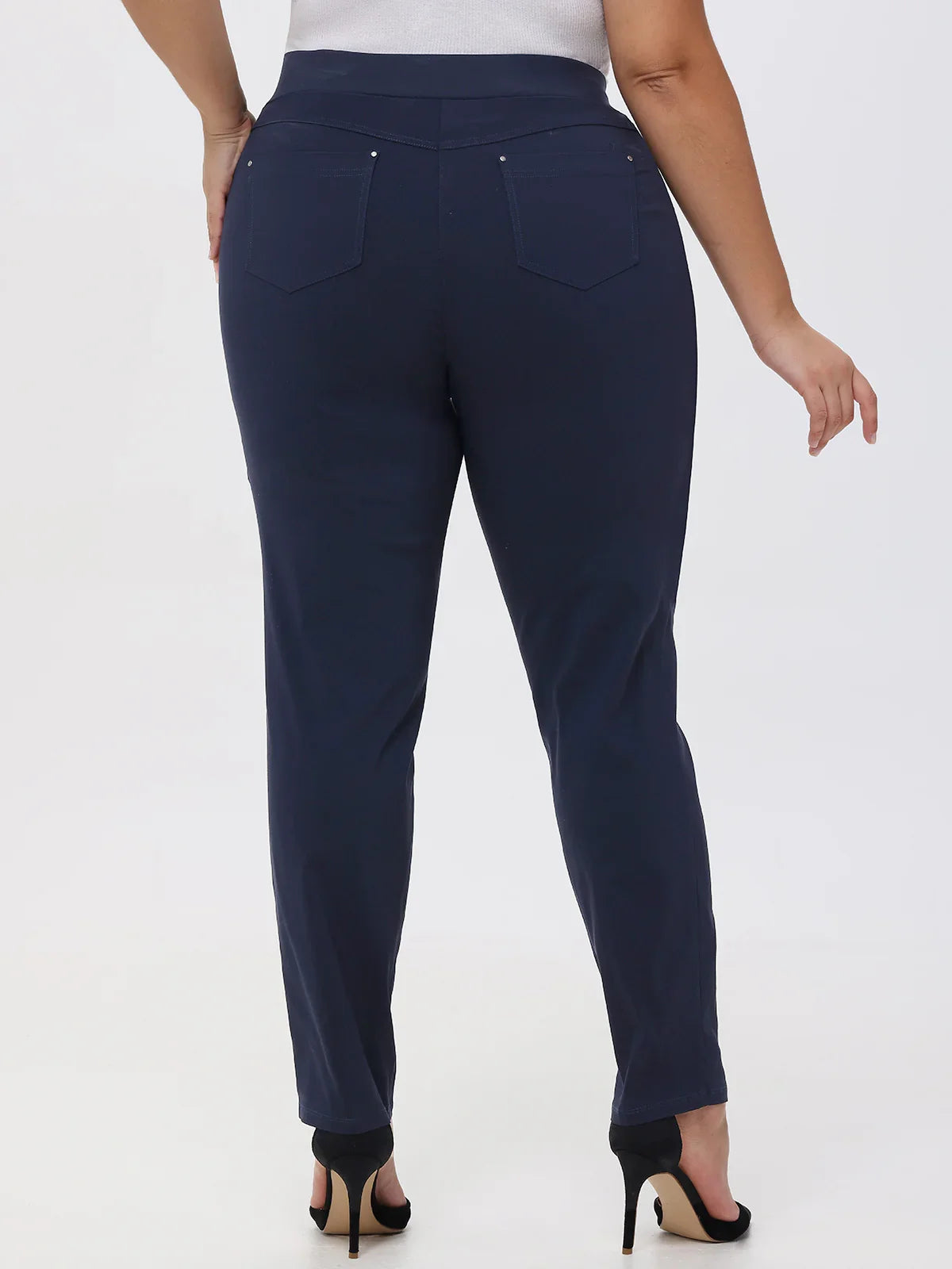 Plus Ultra Stretch Straight Leg Pull-On Pants