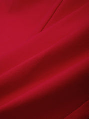 Close-up of red fabric with folds