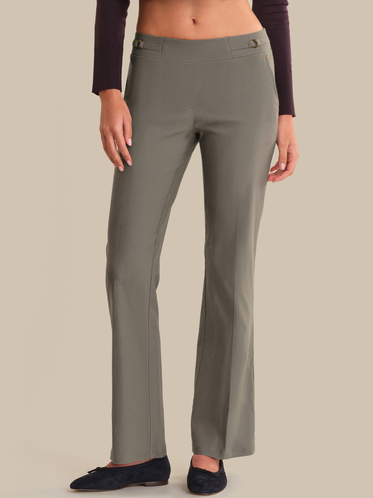 Luxe Stretch Bootcut Pull-On Pants