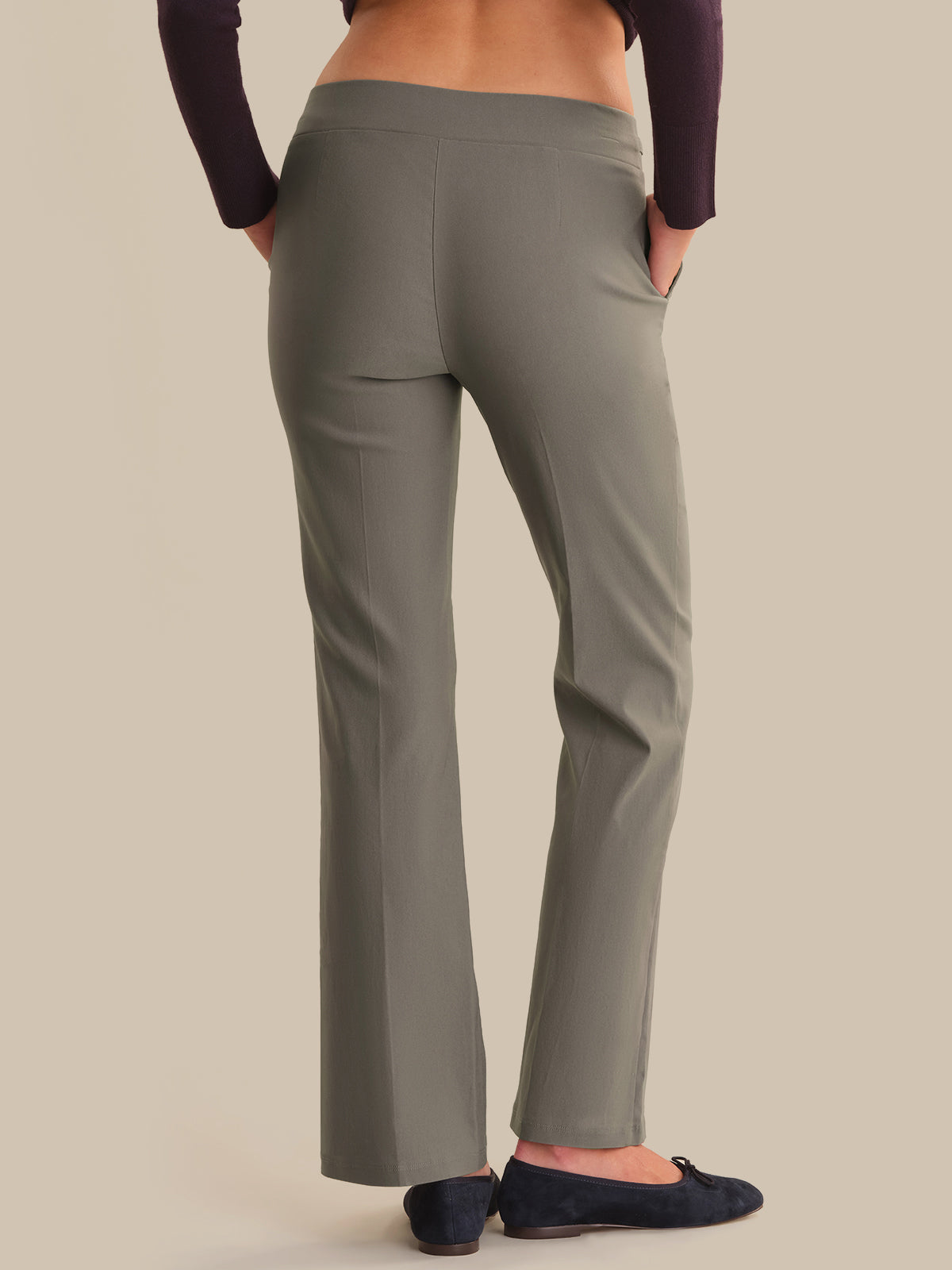Luxe Stretch Bootcut Pull-On Pants