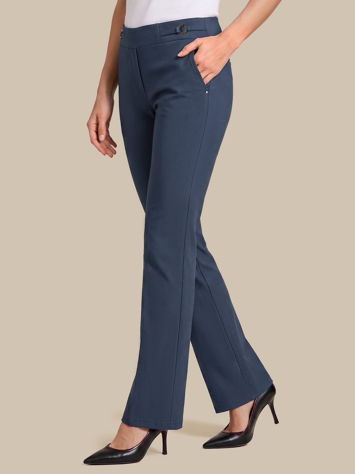 Luxe Stretch Bootcut Pull-On Pants