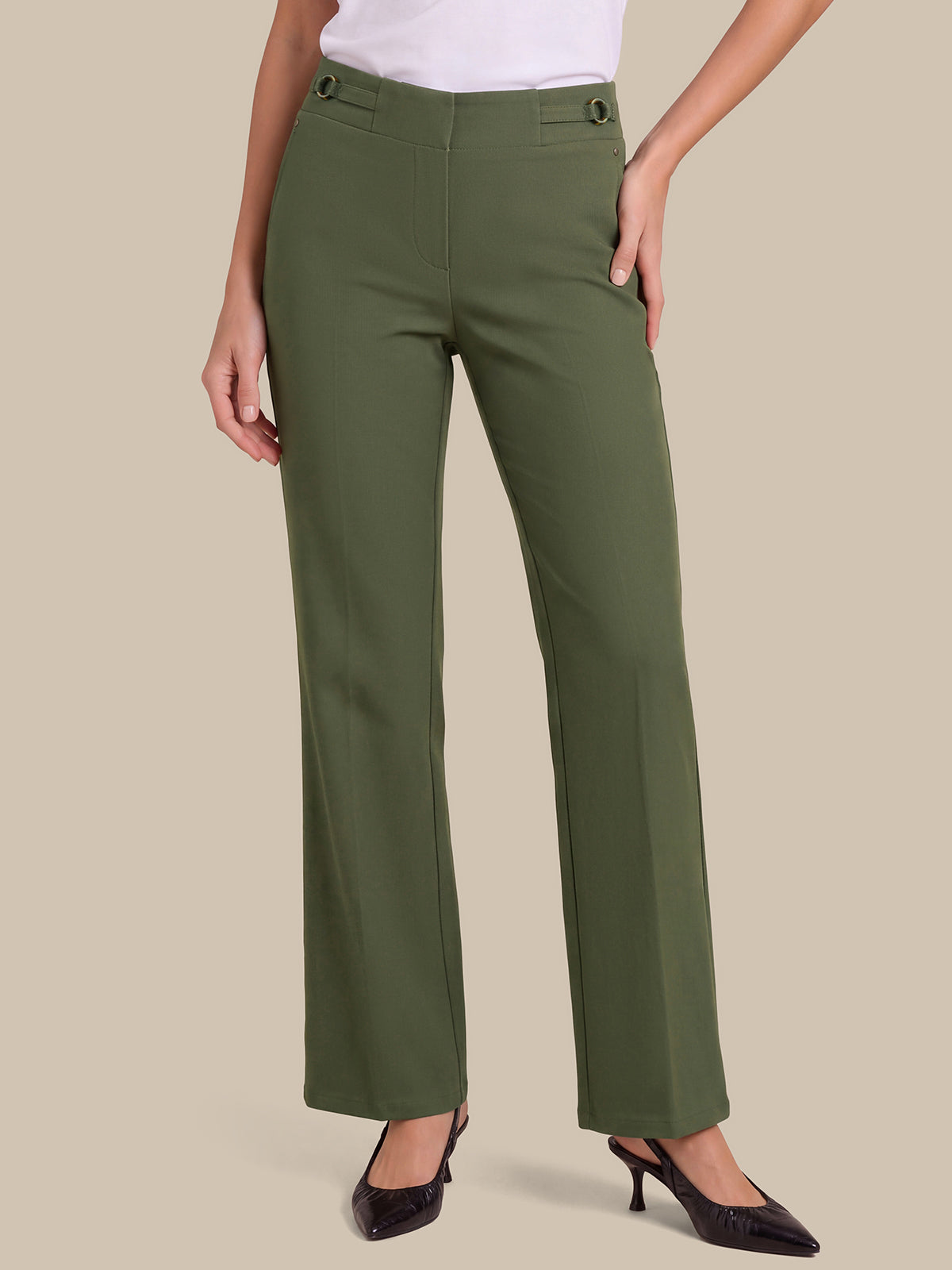 Luxe Stretch Bootcut Pull-On Pants