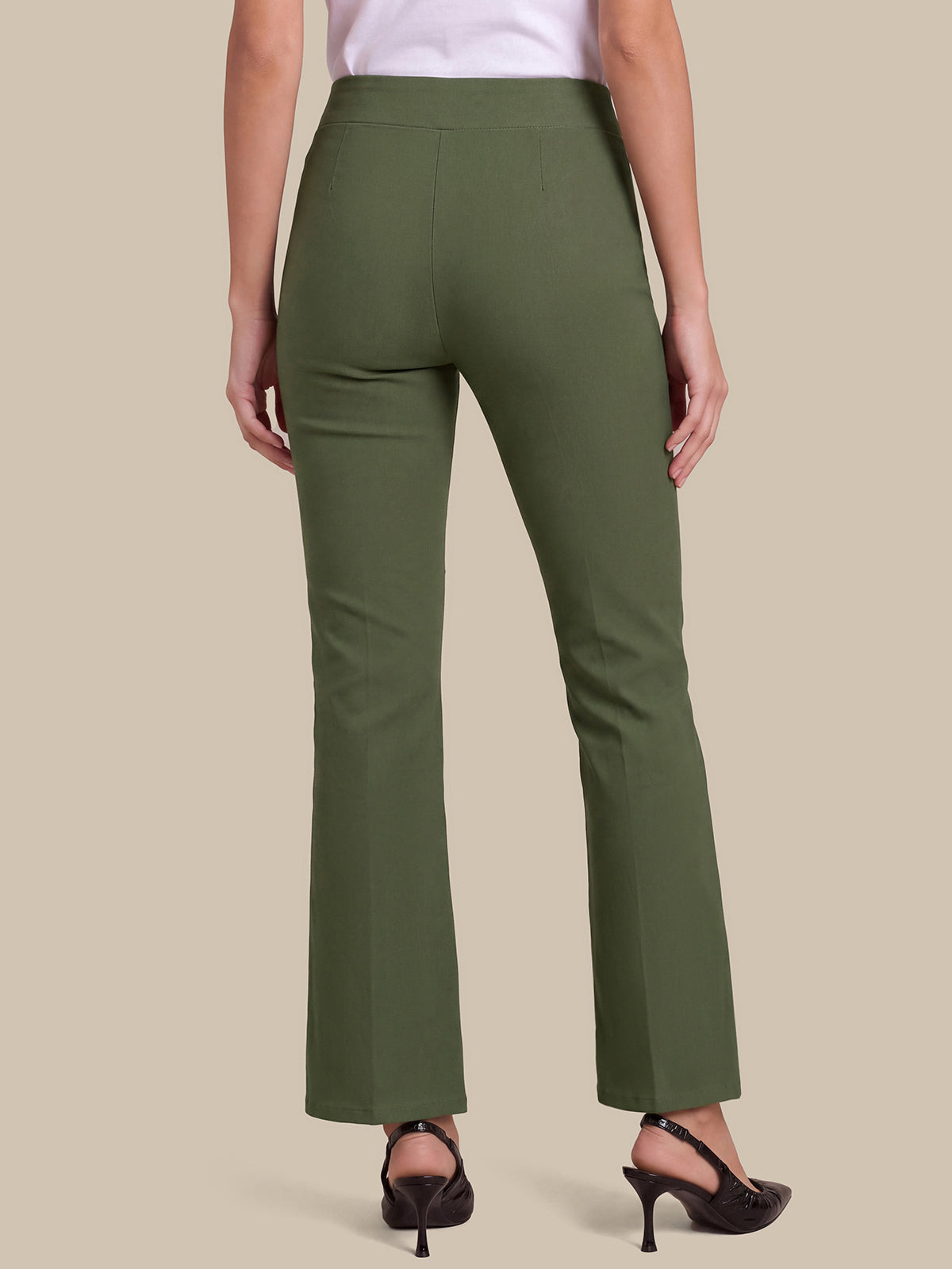 Luxe Stretch Bootcut Pull-On Pants