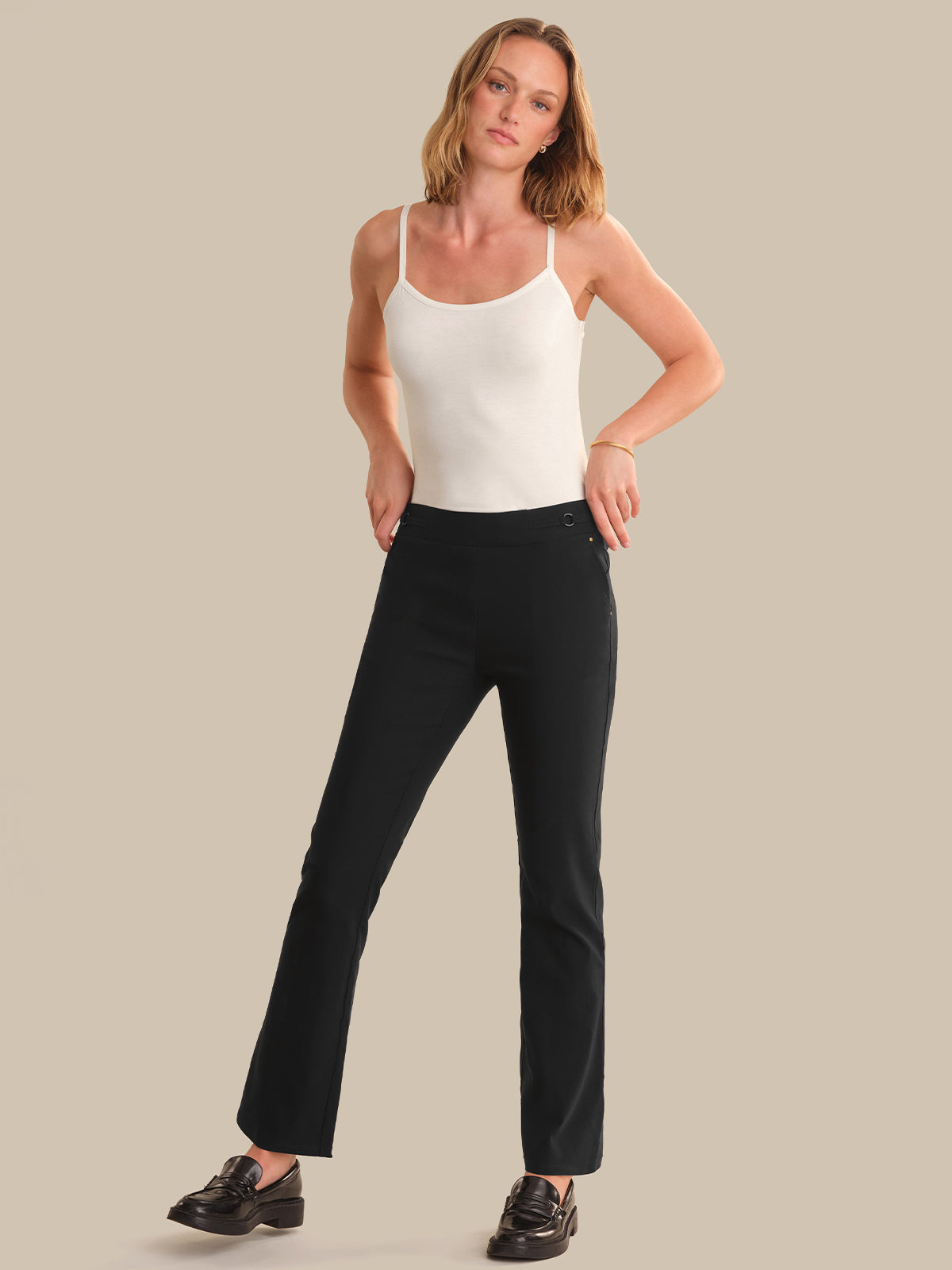 Luxe Stretch Bootcut Pull-On Pants