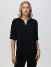 3/4 Sleeve Popover Blouse