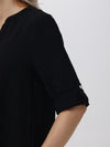 3/4 Sleeve Popover Blouse