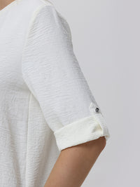 3/4 Sleeve Popover Blouse