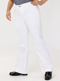 Plus Bootcut Mid Rise Jean In Ivory