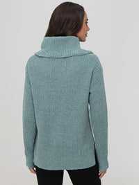 Chenille Turtleneck Sweater