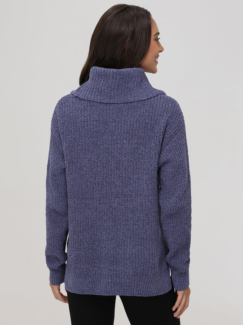 Chenille Turtleneck Sweater