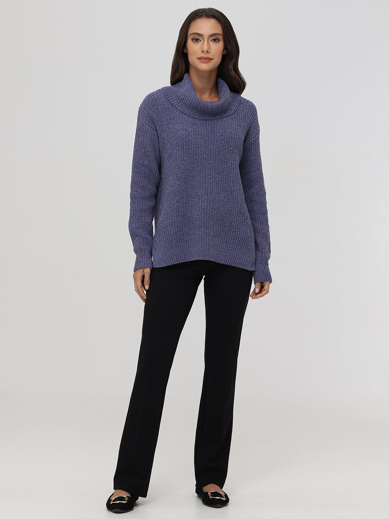 Chenille Turtleneck Sweater