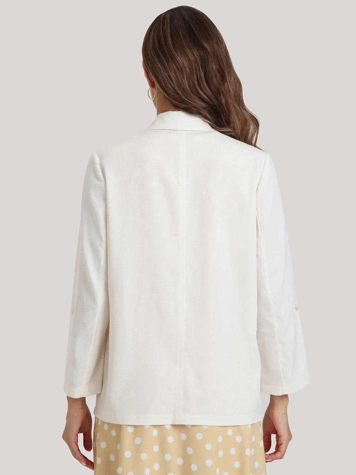 Rolled Sleeve Blazer