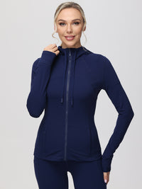 Fitted Zip Front Jacket