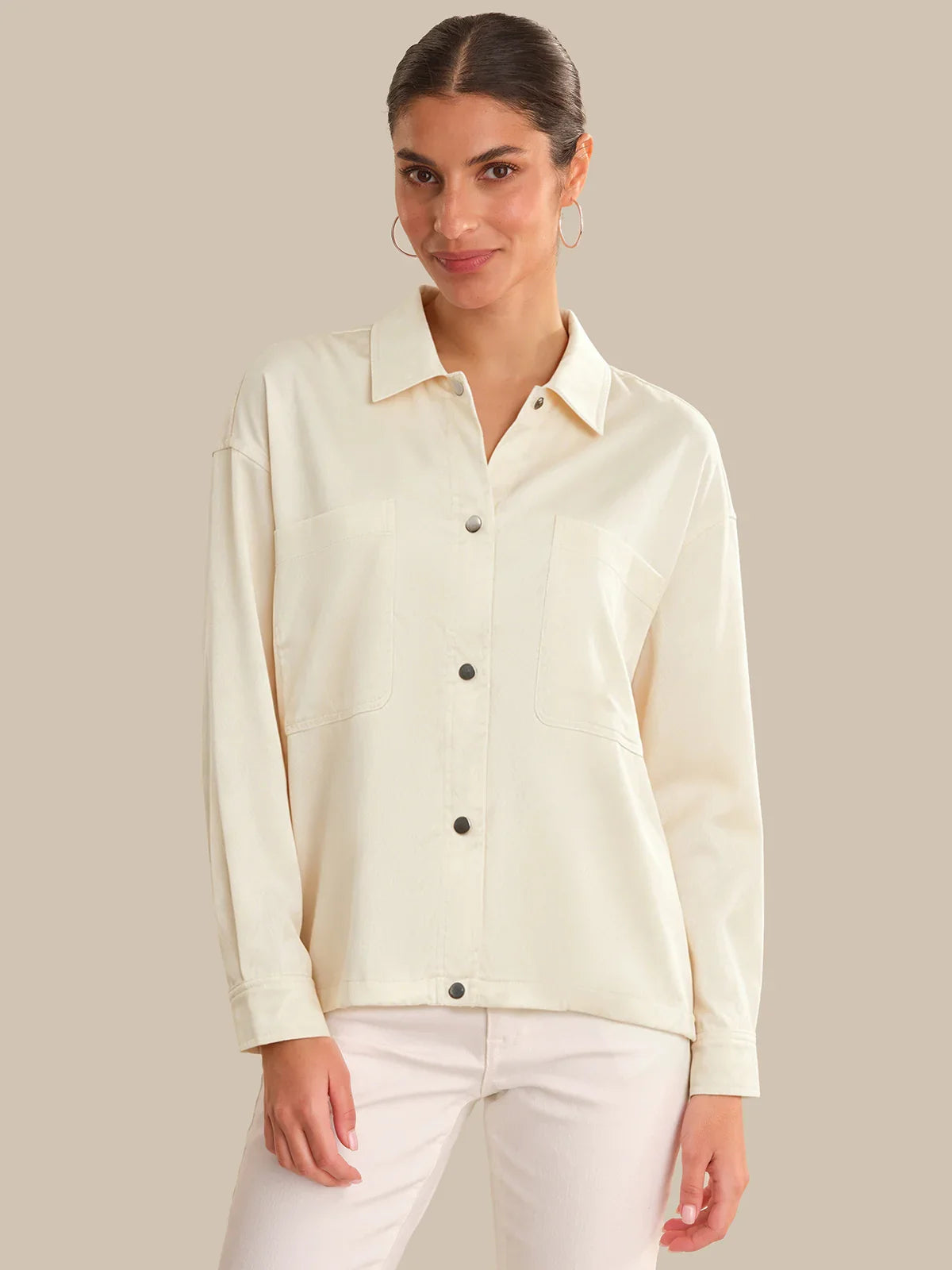 Jacquard Button Down Jacket