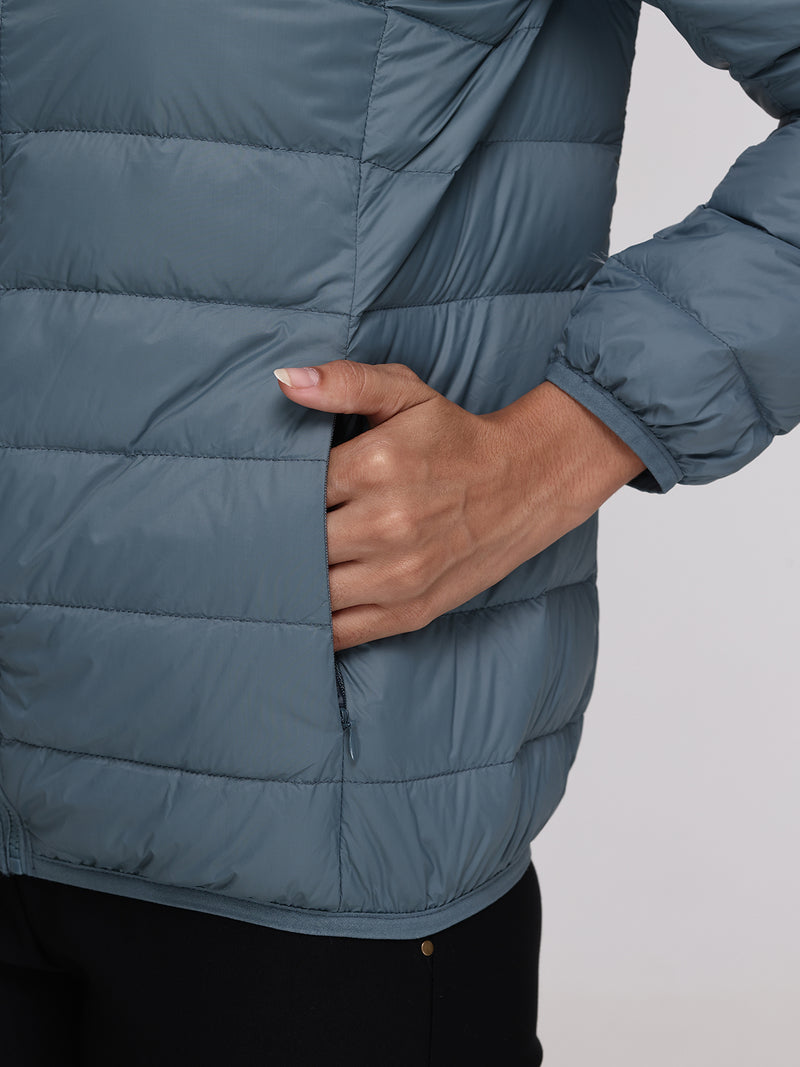 Lightweight Hooded Puffer Jacket