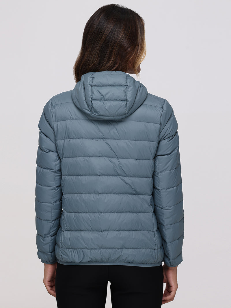 Lightweight Hooded Puffer Jacket