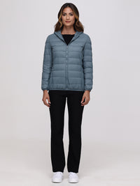 Lightweight Hooded Puffer Jacket