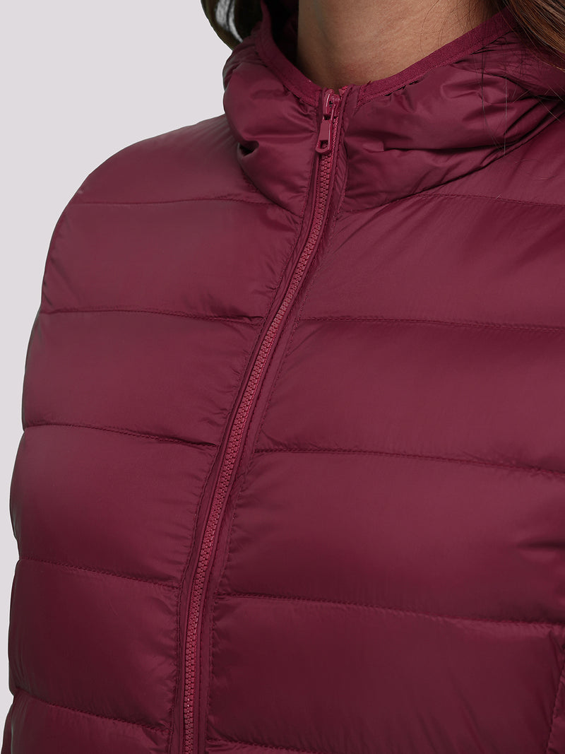 Lightweight Hooded Puffer Jacket