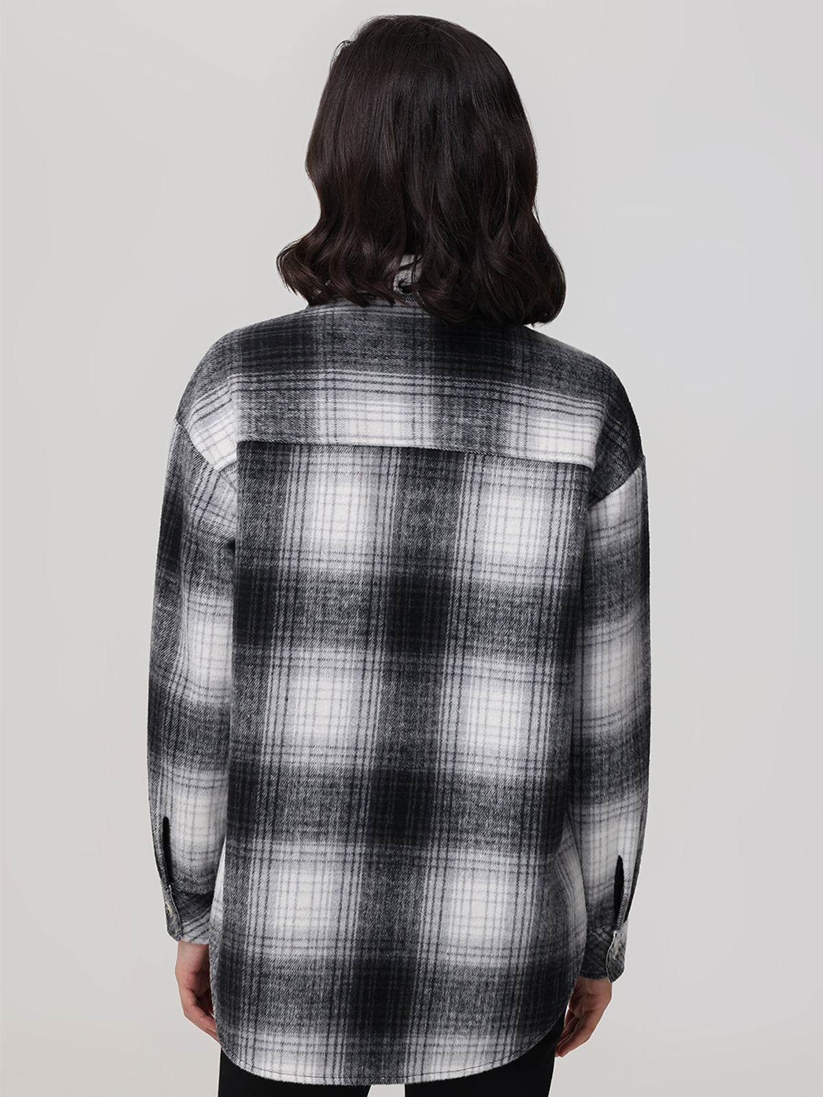 NWT Black Tape Plaid top Shacket