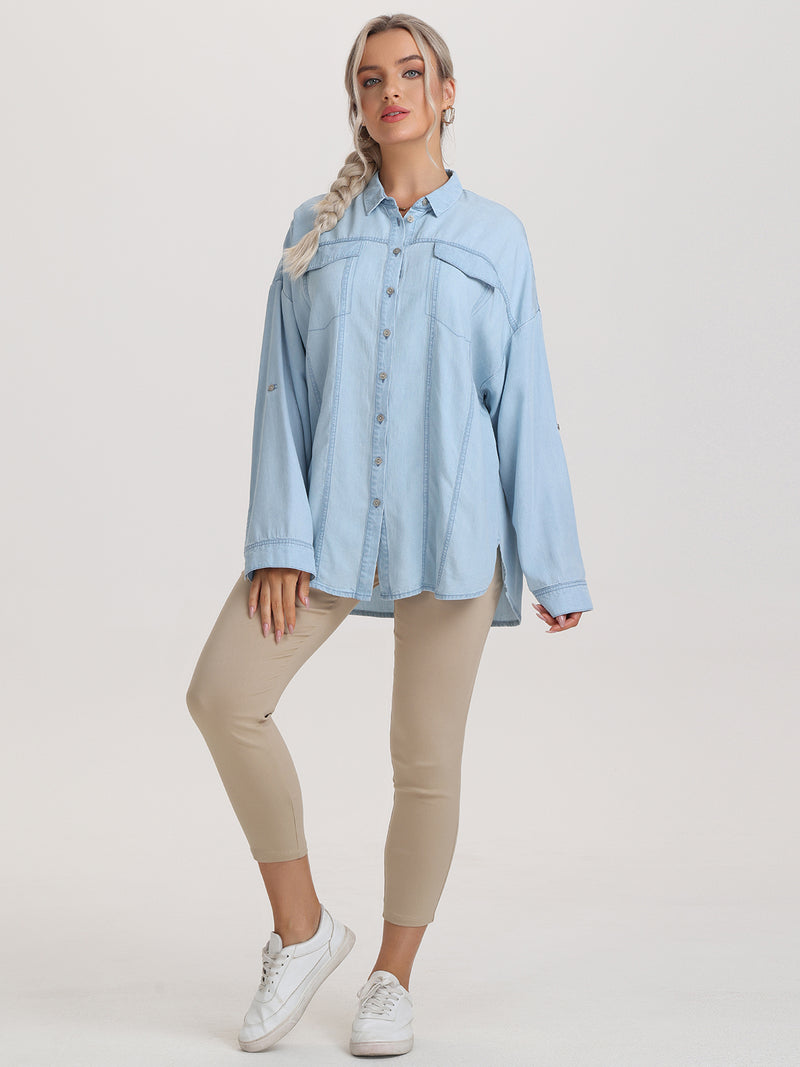 Button Down Denim Shirt