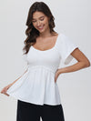 Peplum Ruffle Blouse