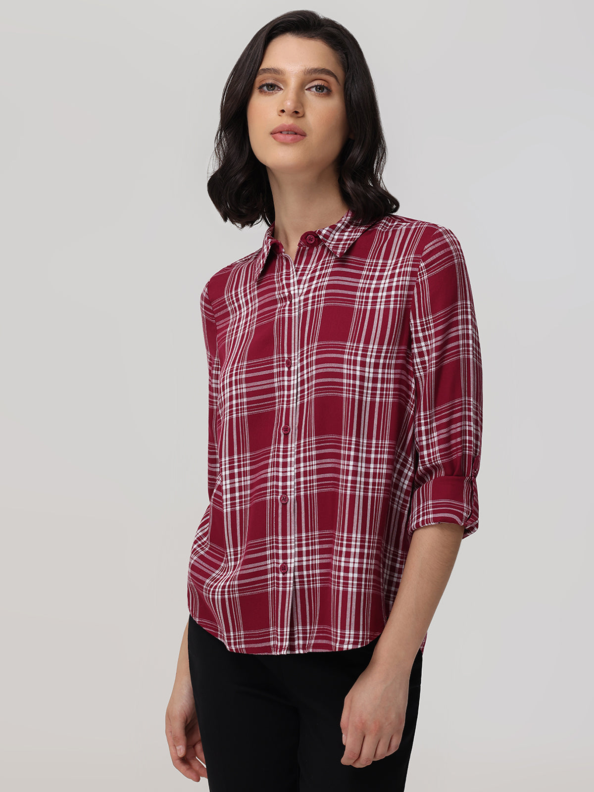 Plaid Button Up Shirt