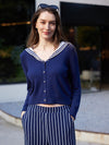 Sailor Collar Cardigan