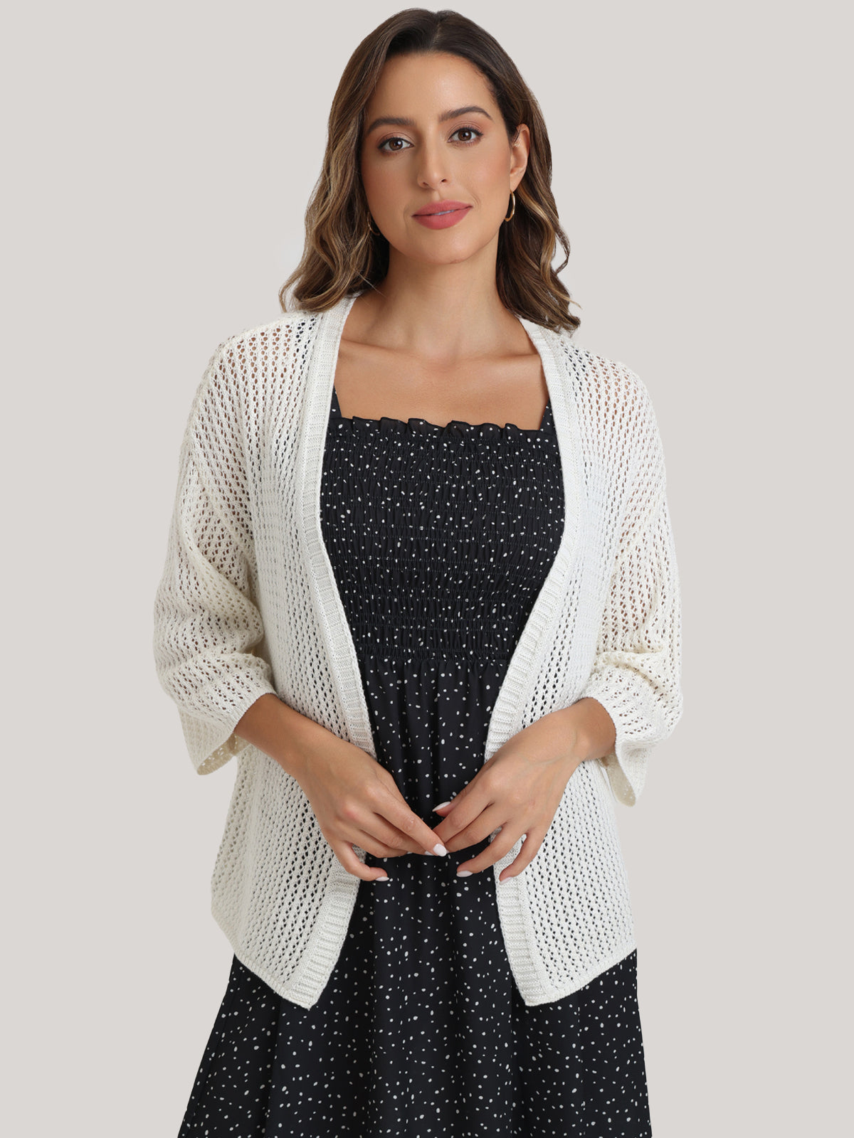 Crochet Drop Shoulder Cardigan