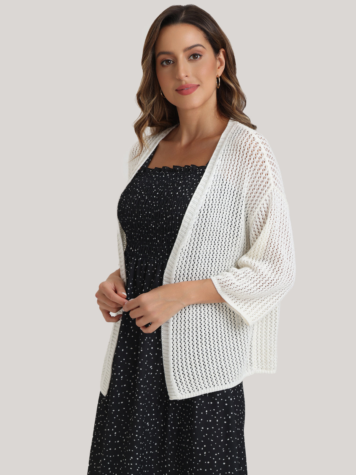 Crochet Drop Shoulder Cardigan