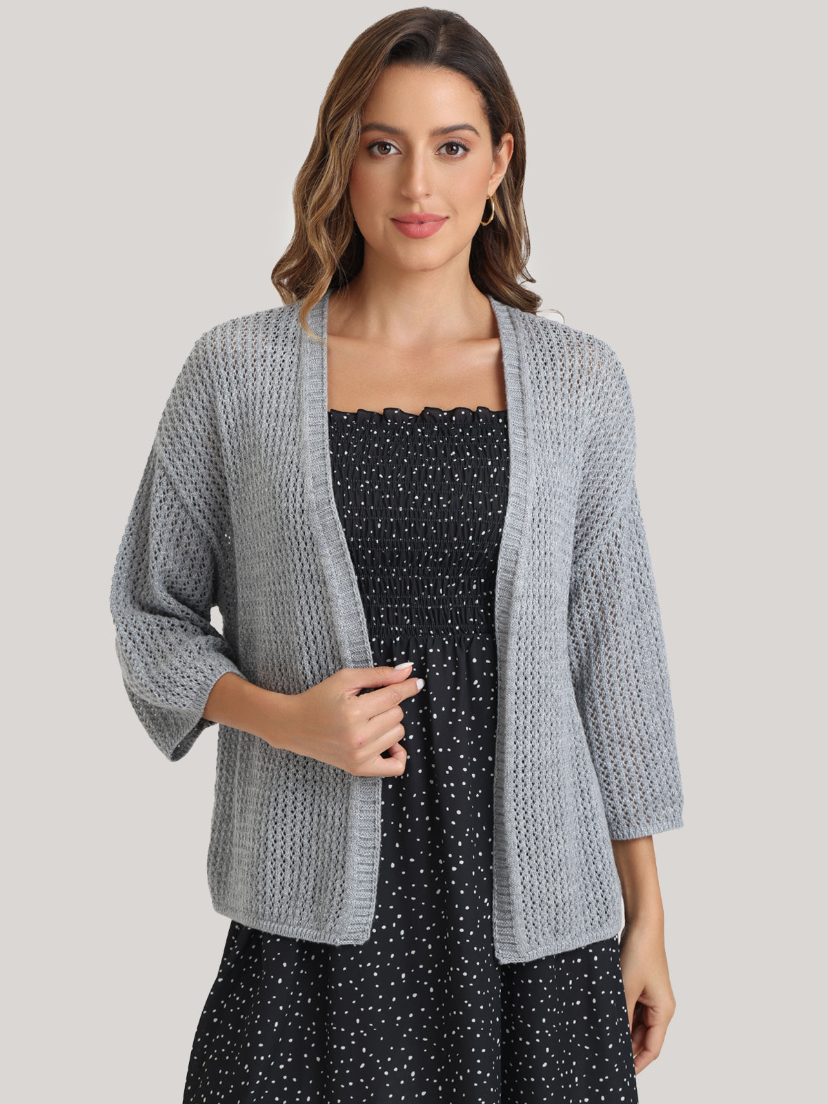 Crochet Drop Shoulder Cardigan