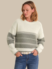 Stripe Crewneck Sweater