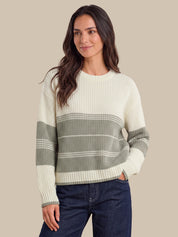 Stripe Crewneck Sweater