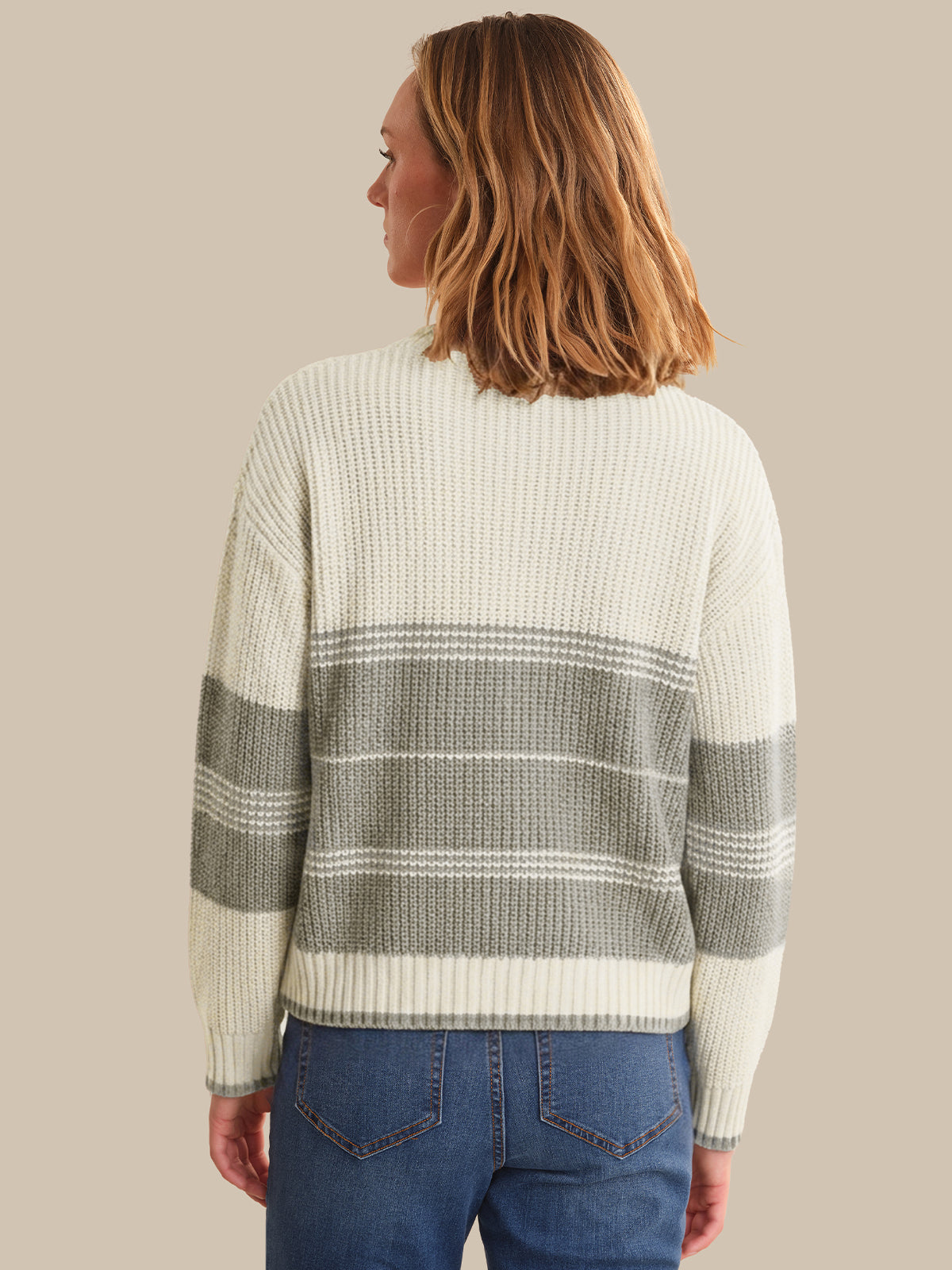 Stripe Crewneck Sweater