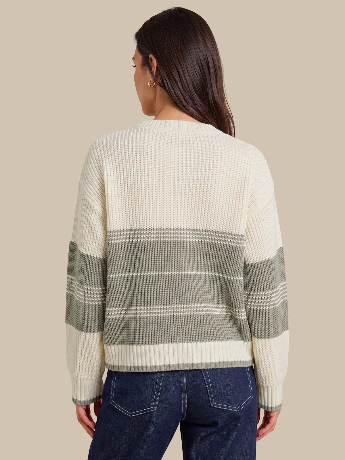 Stripe Crewneck Sweater