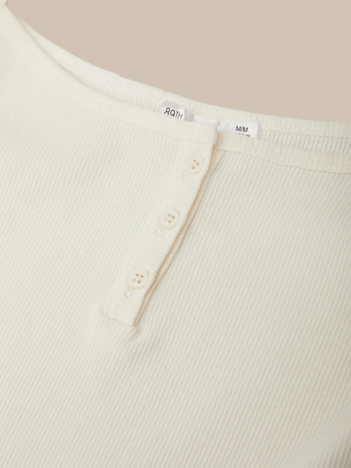 Rib Button Front Camisole