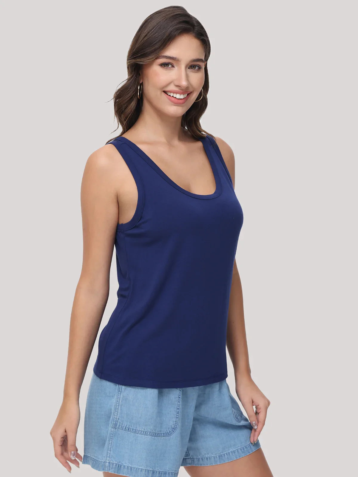 Scoop Neck Tank Top