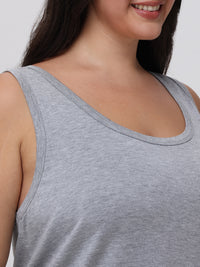 Plus Scoop Neck Tank Top